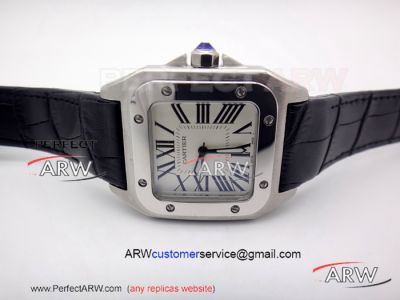 Perfect Replica Cartier Santos 100 Watch Replica Cartier 31mm